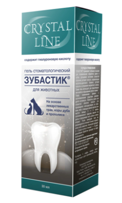Купить apicenna crystal line Гель для кошек и собак зубастик стоматологический на основе лекарственных трав 