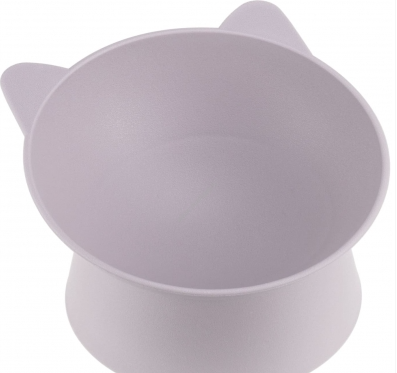 Купить homepet frost touch Китти миска пластиковая на подставке для кошек, лавандовая