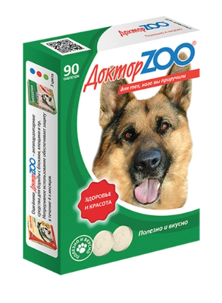 Купить ДОКТОР zoo Кормовая добавка для собак здоровье и сила l-карнитин