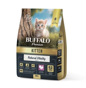 Купить mr.buffalo kitten natural vitality корм сухой для котят с индейкой