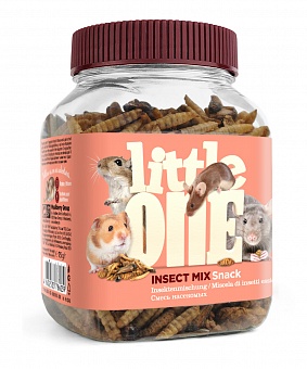 Купить little one смесь насекомых, лакомство для всеядных грызунов