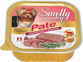 Купить Зоогурман влажный корм для собак "smolly dog" телятина с языком (ламистер)