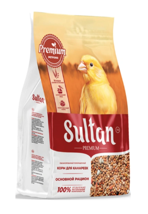 Купить Султан premium Корм сухой для канареек Основной рацион