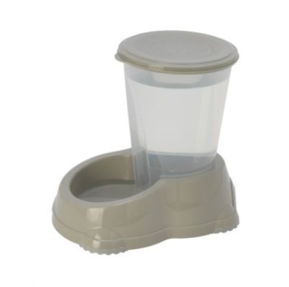 Купить moderna smart автопоилка пластиковая для собак, теплый серый