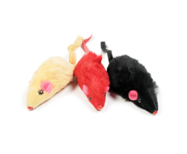 Купить triol игрушка для кошек Мышка цветная 