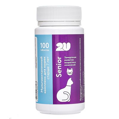 Купить 2u Мультивитаминный комплекс для Кошек "senior"