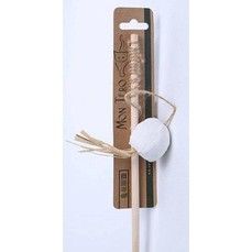 Мон Теро ЭКО для кошек дразнилка-удочка Шар с мятой с перьями с кошачьей мятой