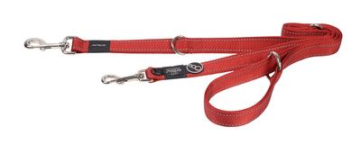 Купить rogz utility поводок-перестежка для собак, красный