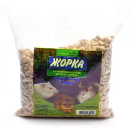 Купить Жорка древесный наполнитель Чудо гранулы для мелких грызунов