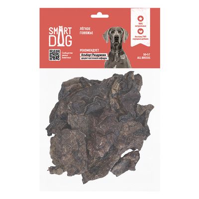 Купить smart dog лакомства лакомство для собак легкое говяжье