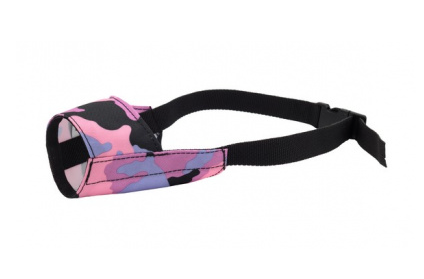 Купить Каскад Намордник нейлоновый принтованый для собак, розовый