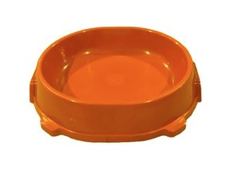 Купить favorite Миска для кошек и собак нескользящая пластиковая оранжевая