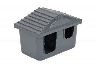 Купить homepet домик для грызунов малый пластиковый серый