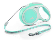 Купить СКИДКА flexi рулетка-трос для собак голубая