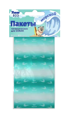 Купить Уют eco пакеты для выгула, морской