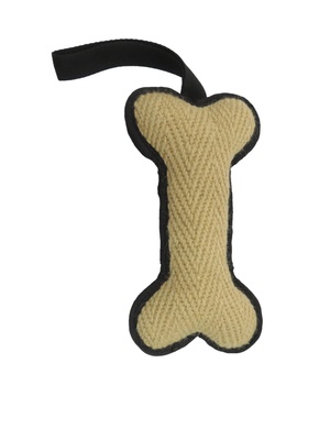 Купить bow wow натуральная джутовая косточка с одной полипропиленовой ручкой