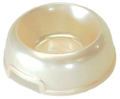 Homepet миска пластиковая для собак и кошек, бежевый перламутр