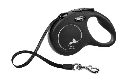 Купить flexi new classic рулетка-ремень для собак, черная