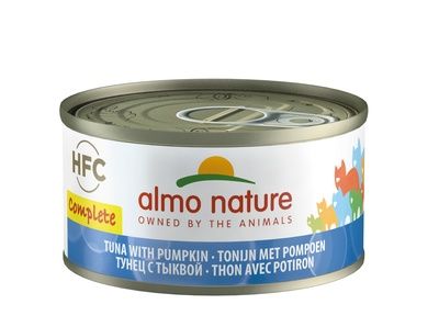 Купить almo nature полнорационные консервы для кошек, с тунцом и тыквой