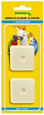 Купить ЗООМИР лакомство Минеральный камень  для птиц с витаминами 