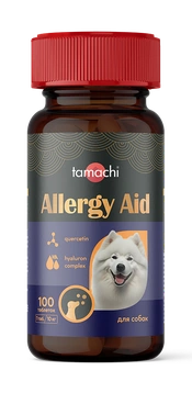 Купить tamachi allergy aid Витамины для собак средних и крупных пород от аллергии