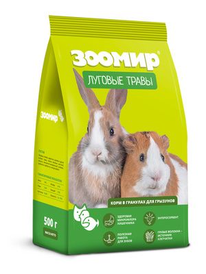 Купить ЗООМИР "Луговые травы" Сухой корм для грызунов и кроликов