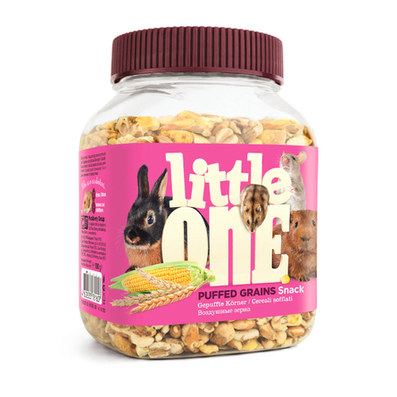 Купить little one воздушные зерна - лакомство для всех видов грызунов
