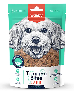 Wanpy Dog лакомство для собак "Тренировочные кусочки" из ягненка