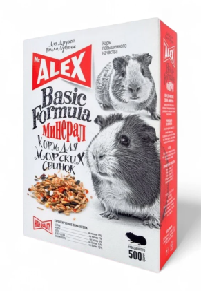 Купить mr.alex basic минерал Сухой корм для морских свинок