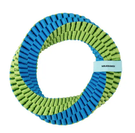 Купить mr.kranch игрушка для собак Плетеное кольцо-спираль зеленая