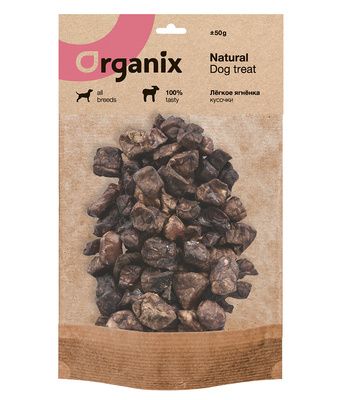 Купить organix премиум лакомство для собак Легкое ягненка