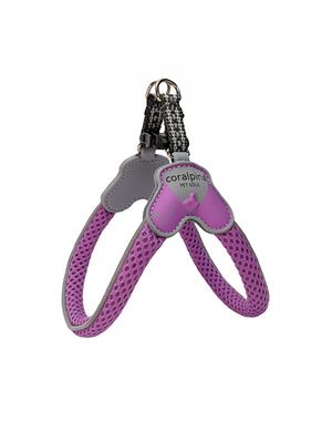Купить cortina (coralpina) мягкая шлейка для собак mini, лиловый