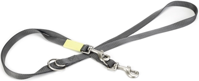 Купить beeztees  Поводок для собак нейлоновый регулируемый тренировочный темно-серый 