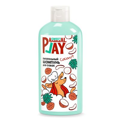 Купить animal play шампунь питательный для собак и кошек, ВЗРЫВНОЙ КОКОС