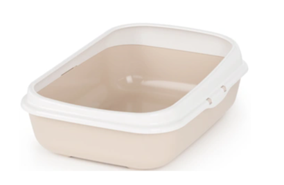 Купить alta Лоток для кошек малый с бортами, бежевый