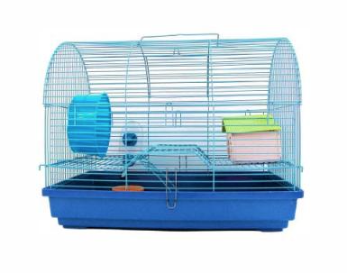 Купить №1 клетка для хомяков саквояж 2-этажная укомплектованная, голубая