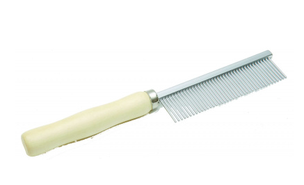 Купить Каскад Расческа для собак и кошек деревянная ручка средний зуб №1