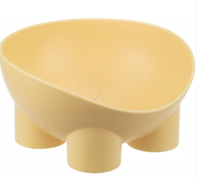 Купить homepet frost touch Слоник миска пластиковая для собак и кошек на ножках, банановая