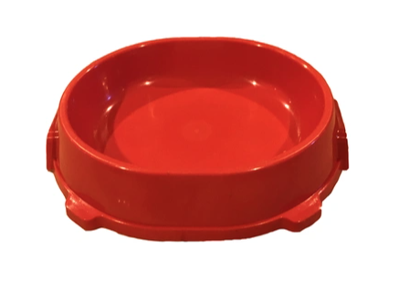 Купить favorite Миска для кошек и собак нескользящая пластиковая красная