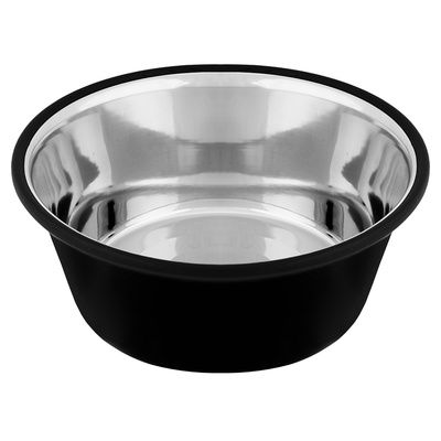 Купить tappi Уанвилл миска металлическая для собак и кошек, черная