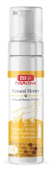 Купить biopetactive шампунь-пена для кошек для сухой очистки шерсти с натуральным медом