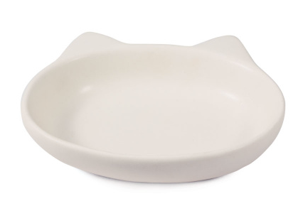 Купить triol Белоснежка миска керамическая для кошек белая