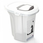 Moderna  контейнер для корма trendy story влюбленные коты 6л. (белый)