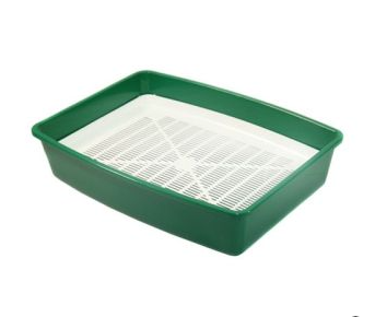 ВАКА лоток для кошек глубокий с сеткой