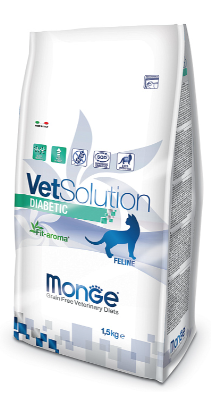 Купить monge vetsolution cat diabetic сухой корм для кошек при сахарном диабете