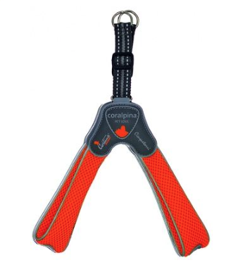 СКИДКА Cortina (Coralpina) мягкая шлейка для собак "Супер Комфорт", оранжевый