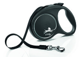 Купить СКИДКА flexi рулетка-ремень для собак, черная , black design tape black
