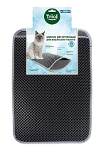 Купить СКИДКА triol коврик "Сито" для кошачьего туалета, двухслойный