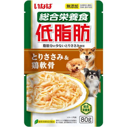 Купить inaba влажный корм ТЭИСИБО для собак куриное филе с куриными хрящами в желе (пауч)