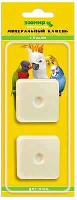 Купить ЗООМИР лакомство Минеральный камень  для птиц с йодом